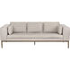 Burr Bali Bone Leather Sofa